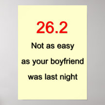 26.2 Not As Easy Poster