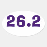 26.2 Sticket Oval Stickers