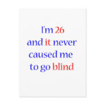 26 never gone blind
