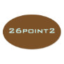 26Point2 (26.2) Marathon Runner Oval Sticker