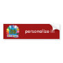26th Birthday Gifts with Assorted Balloons Design Bumper Sticker