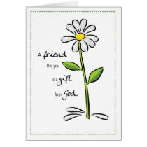 2703 Friend Gift from God Birthday cards
