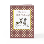 2715 50th Birthday Shoes cards