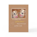 2740 Golden Retrievers Friendship Birthday Greeting Card