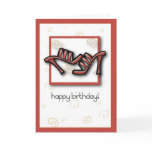 2744 Red Shoes Birthday Cards