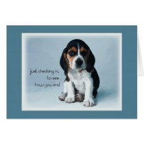 2769 Puppy Checking In cards