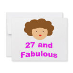 27 and Fabulous! Announcements