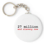 27 million end slavery now keychains