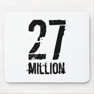 27 million mouse pad by endslaverynow