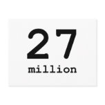27 million post cards