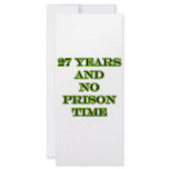 27 No prison time