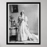 27 Portrait Mrs. McKinley Poster