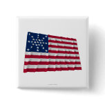 27-star flag, Starburst pattern Button
