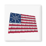 27-star flag, Starburst pattern Magnets