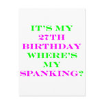 27 Where's my spanking?