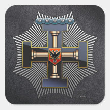 27th Degree: Knight of the Sun Square Stickers
