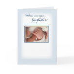 2815 Baby Boy Godfather Request Card