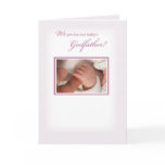2817 Girl Godfather Invitation Greeting Cards