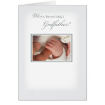 2819 Neutral Godfather Invitation Cards