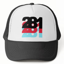 281 Area Code Mesh Hats