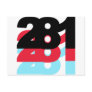 281 Area Code Post Card
