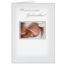 2820 Neutral Godmother Invitation Greeting Card