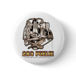 283 Fuelie Corvette Engine Pinback Buttons