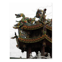 285 - Dragon Temple Post Card