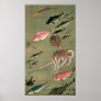 28. 群魚図, 若冲 Various Fishes, Jakuchū, Japan Art Poster