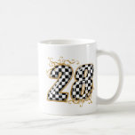 28 checkers flag number coffee mugs