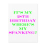28 Where's my spanking? Postcard