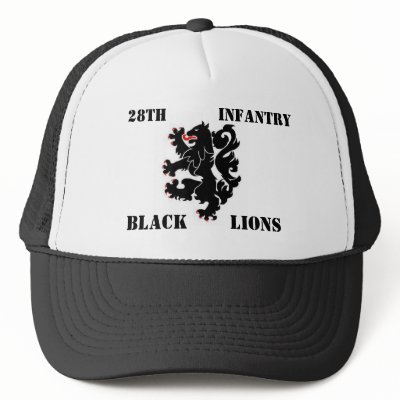 28th Inf. Black Lions cap Hat by lukerscreations