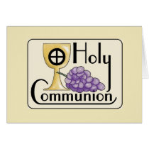 2917 Grapes and Cup Communion Card cards