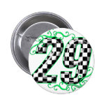 29 checkers flag number pin
