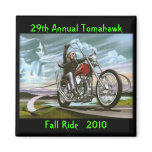 29th Annual Tomahawk, Fall Ride   2010 magnets