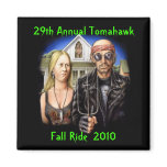 29th Annual Tomahawk, Fall Ride  2010 magnets