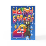 29th Birthday Card, Happy Birthday
