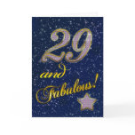29th birthday for someone Fabulous Greeting Cards