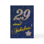 29th Birthday party Invitation Card