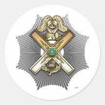 29th Degree: Knight of Saint Andrew Round Stickers