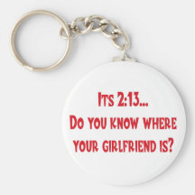 2:13 girlfriend keychain