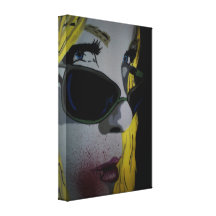 '2:15 am Somewhere' Stretched Canvas Print
