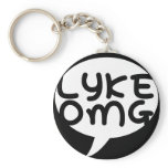 2 1/4" LYKE OMG Key Chain