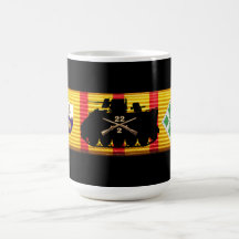 2/22nd Inf., 4th Inf. Div. Vietnam Service Ribbon Mug