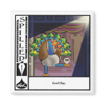 2.25" Spilled Ink Foul Play Magnet