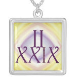 2 29 in Roman Numerals Personalized Necklace