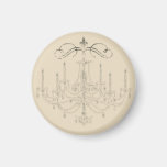 $2.85 Romance with a Chandelier Magnet French Love