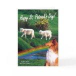 2. Awesome Ireland Stream & Pasture St Pattys Day Greeting Card