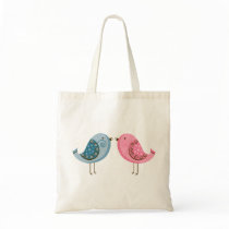 2 Birds Canvas Bags