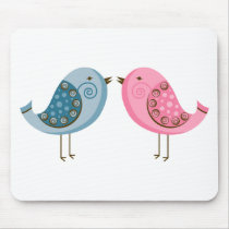 2 Birds Mouse Pads